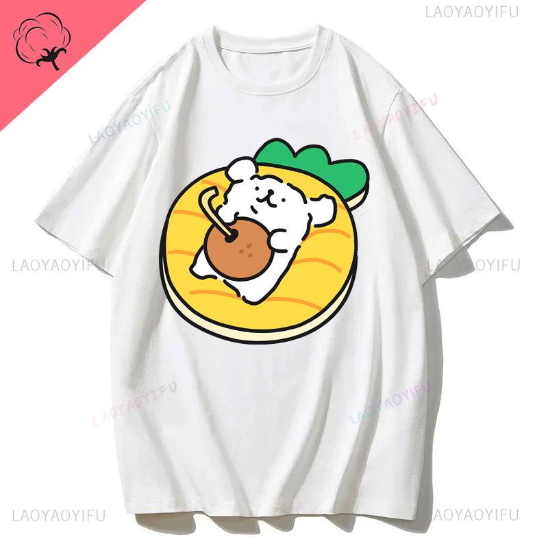 Maltese Dog Couple Cute Simple Pen Line Dog Aesthetic Clothing Unisex Style Graphic T Shirts Cartoon New in Tops Tees Tshirt