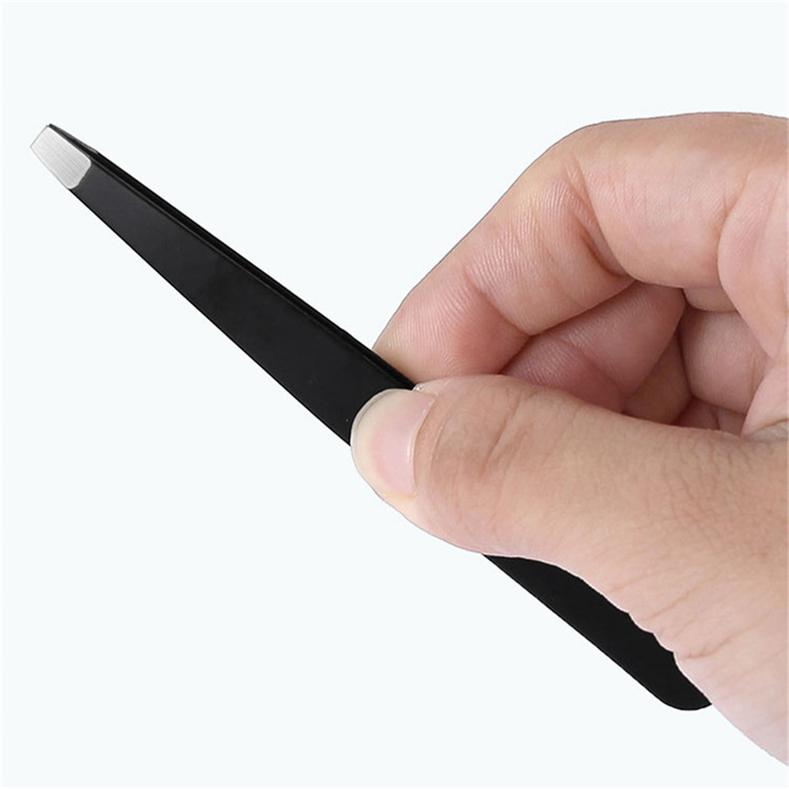 4 pezzi/3 pezzi pinzette di precisione per sopracciglia clip per depilazione sopracciglio in acciaio inossidabile set di strumenti di bellezza