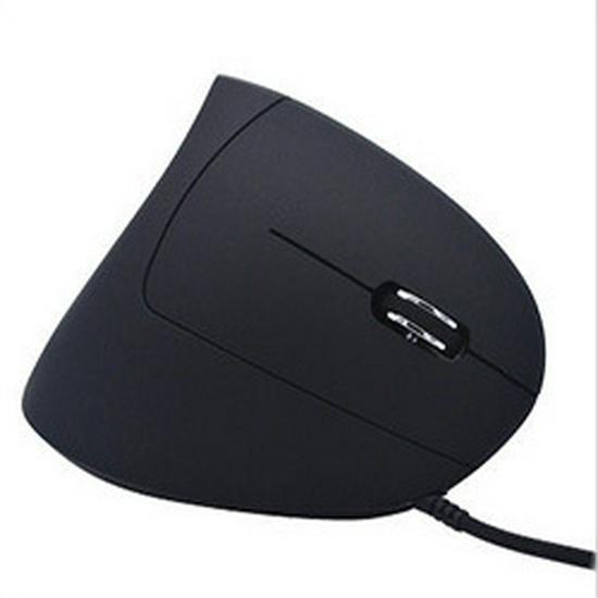 Wiederaufladbare vertikale kabellose Maus – beidhändiges Design, optisch, ergonomischer Griff