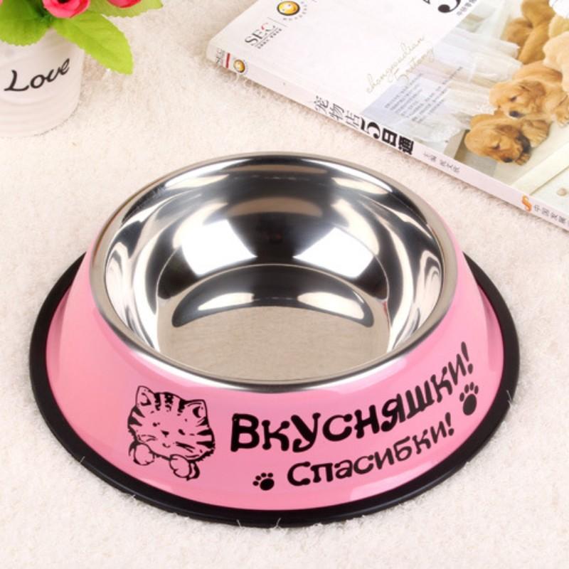 Stainless Steel Pet Dog Bowl Food Storage Container Dog Food Bowl Water Bottle Pet Bowl Feeder Dish For Small Large Dogs Cats