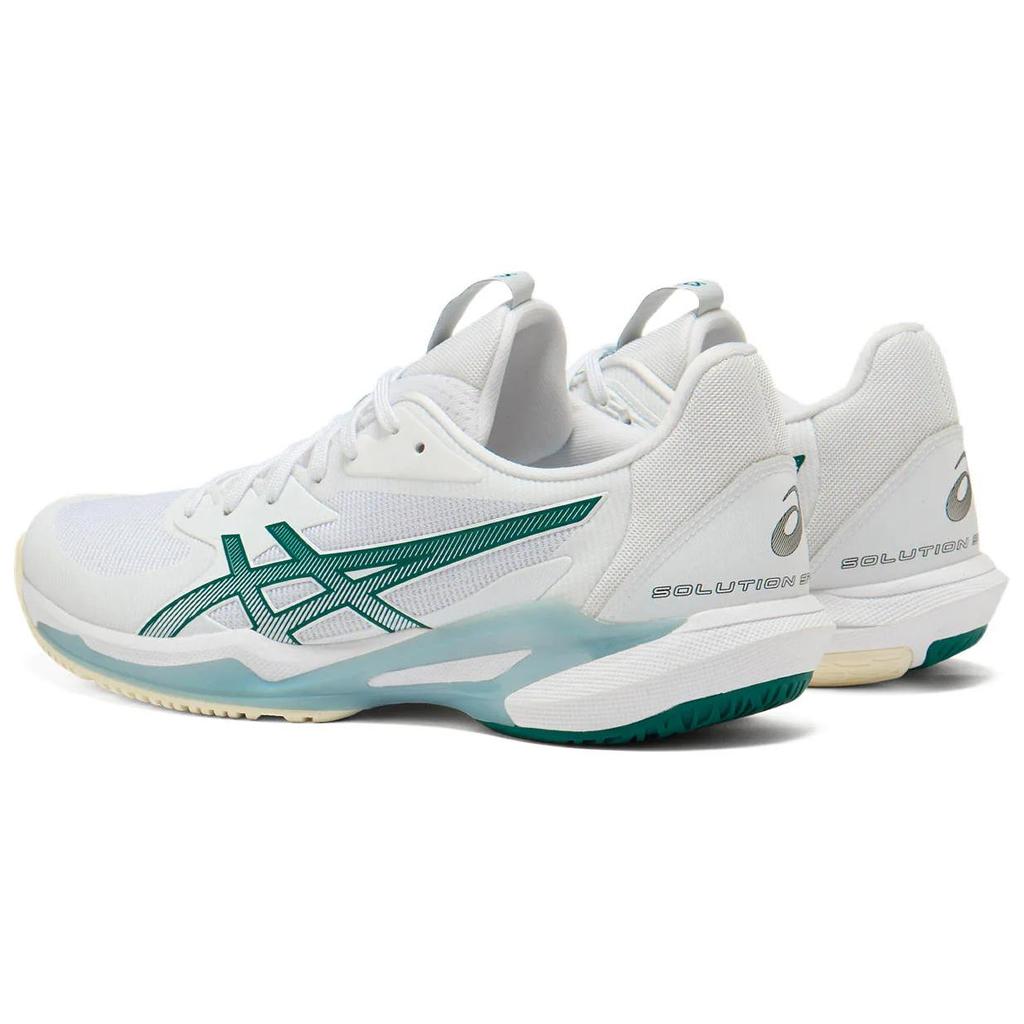 Asics Solution Speed FF 3 Comfortable Versatile Non-Slip Low-Top Tennis Shoes Women sneaker White Green 1042A289-100