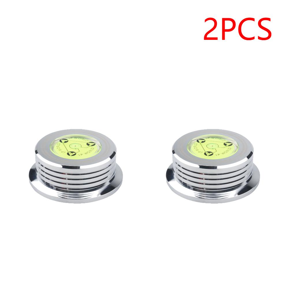 1-2PCS Universal 50Hz Aluminum Alloy LP Disc Stabilizer with Level Weight Clamp Music Record Player Vinyl Turntable Weight Clamp