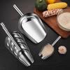Food Grade Stainless Steel Multi-use Shovel: Ideal for Flour, Dried Fruit, Seeds, Sugar, Rice, and Grains