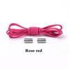 Elastic Laces Sneakers Round Shoelaces Without Ties Rubber No Tie Shoe Laces Shoes Kids Adult Quick Shoe Lace Rubber Bands