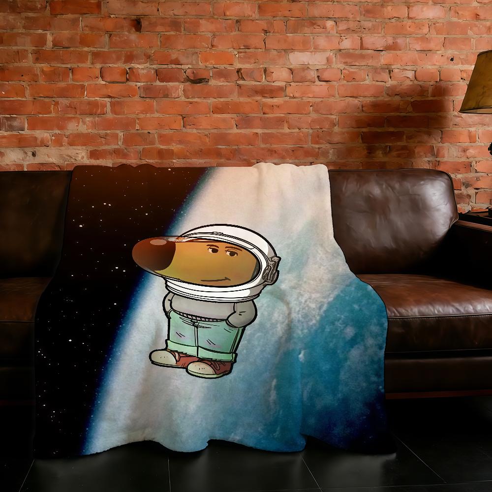 Blanket Cartoon Super Warm Comfortable Plush Throw Blanket Child C-Chill Home Sofa Funny Bedroom Guy Gift 75X95CM