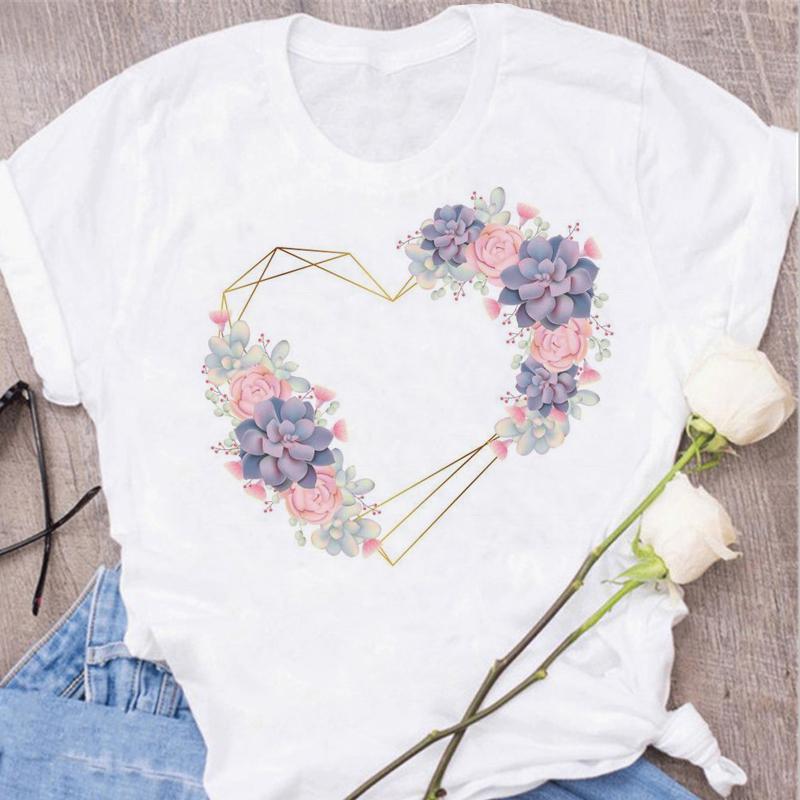 New Women T Shirt Gold Letter Love Print T Shirt Female Short Sleeve Tops Tee 90s Girls Black T-shirt Women Casual Tee Shirts
