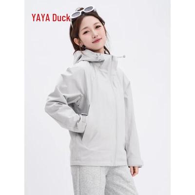 YAYA 2025 Women's Loose Fit Hooded Casual Jacket