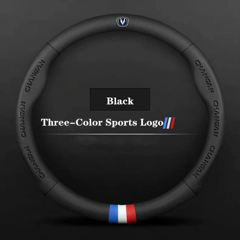 For CS15 CS35 CS55PLUS CS75PLUS CS85 CS95 Eado CX70 Alsvin Hunter CX20 3D Embossing Changan Logo Breathable Steering Wheel Cover