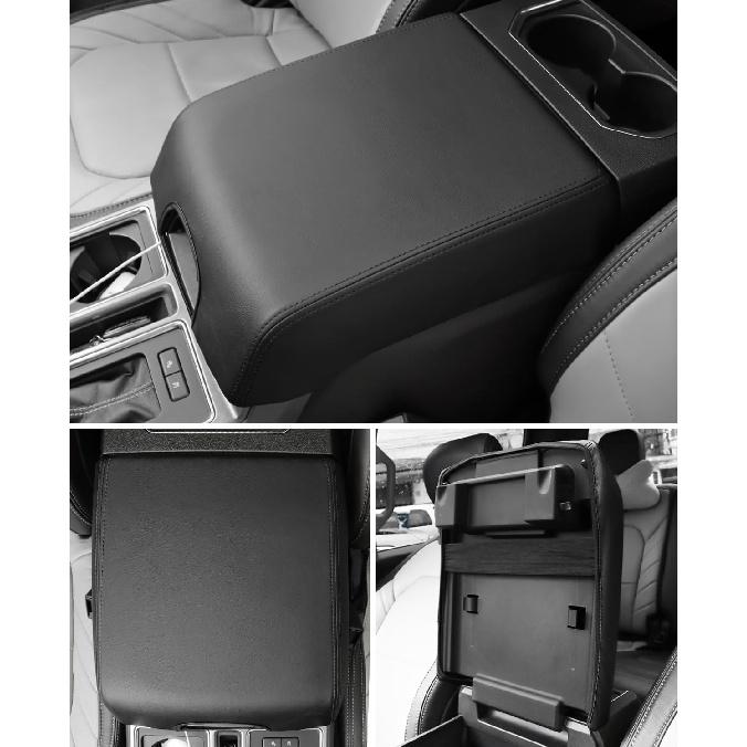 INTGET Dashboard Cover Suitable for Ford F150 Accessories 2015-2020 2016 2017 2018 2019 Car Middle Cover Seat Armrest Gloves Protective Elbow