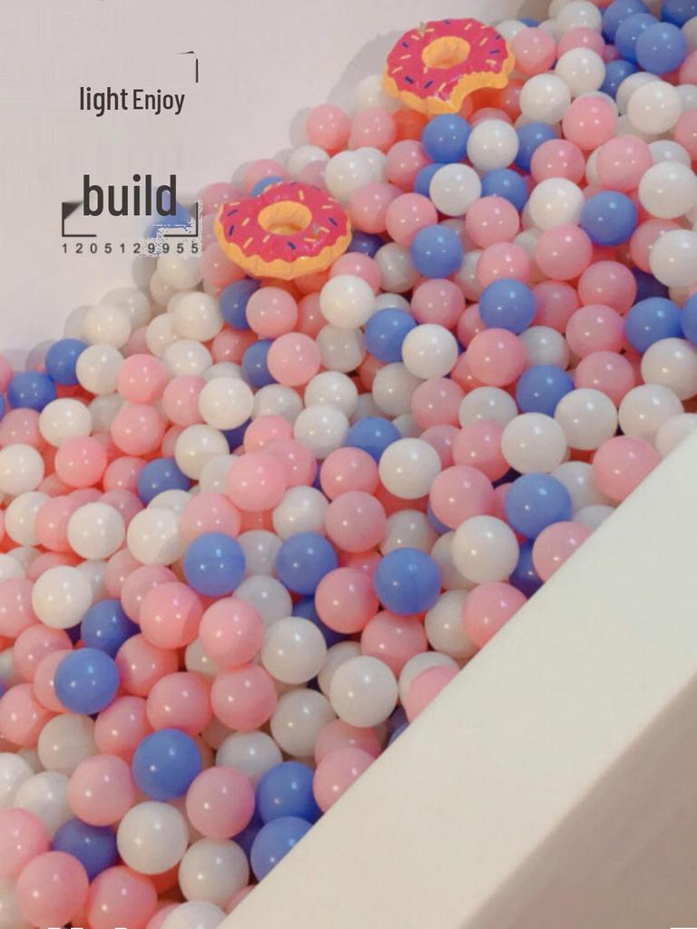 Macaron Inflatable Ball Pit with Bobo Balls for Kids