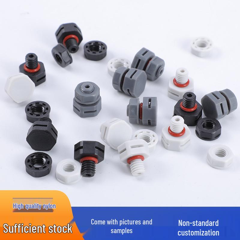 Nylon Waterproof Breathable Lighting Valve Breather Bolt M5/6/8 Dustproof Balancing Fixture