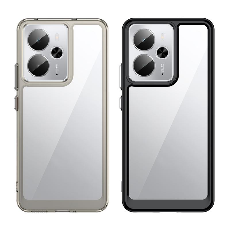 For Realme 14T 5G Case Cover OPPO Realme 14T 5G Capas Shockproof Phone Bumper Back Colour Clear Transparent Fundas Realme 14T 5G