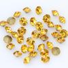 Large Round Colored Pointed Back Glass Rhinestones for DIY Phone Cases and Nail Art.
