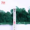 1Yard Feather 8-10cm Fringe Strip For Sewing Turkey Crafts Party 0.91Meter/Pack Bulk Blue Black White Ribbon Long Clothing Trim