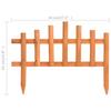 Lawn Edging Set 10 pcs Spruce Wood 4.4 m