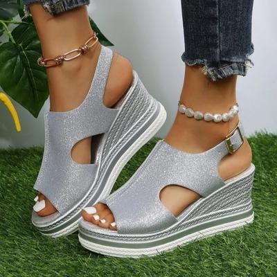New Summer Women's Sandals Fashion All-match Wedge Heel Women Casual Open Toe Sandals Roman Platform Women's Shoes
