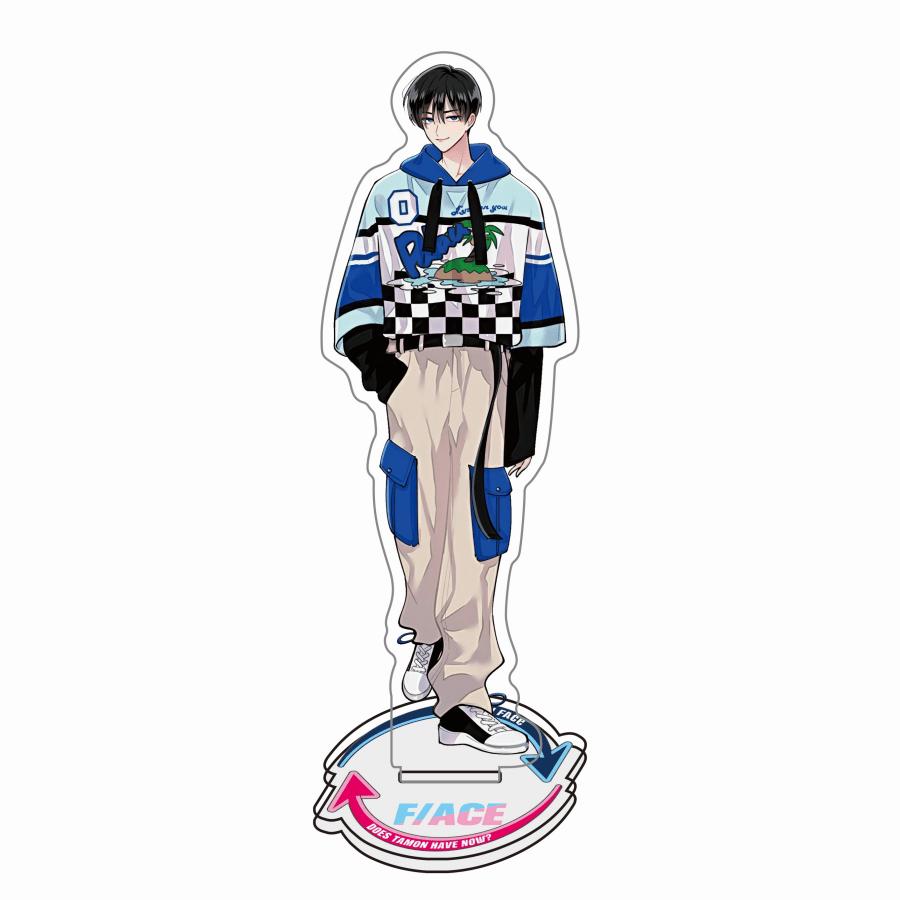 Anime Tamon-kun Ima Docchi!?/Tamon's B-Side Acrylic Stand Keychain Tamon Fukuhara Utage Kinoshita Double Sided HD Print Ornament