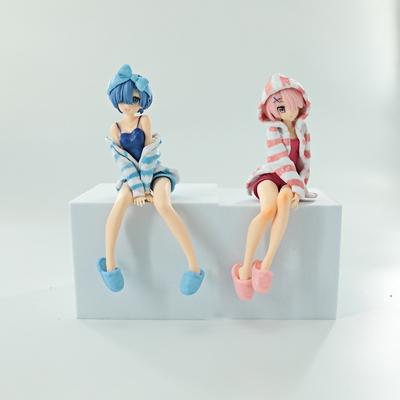 Anime Re:Life in a different world von Null Rem Ram Nudelstopper Mädchen PVC Actionfigur Modell Spielzeug 16cm