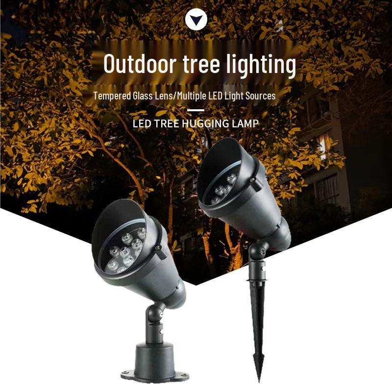 9W RGB Outdoor LED Garden Spike Light