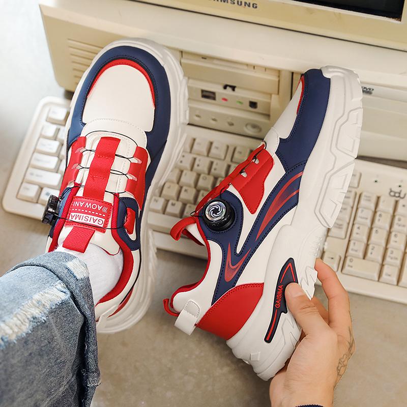 New Men's Fashion Casual Shoes Boys Students Trending Soft Sole Comfortable Sneakers Male Classic Breathable Gym Shoes