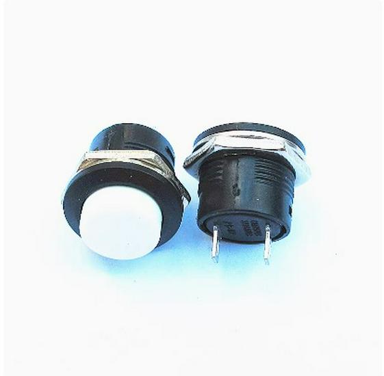 R13-507 Series 16MM Round Momentary Push Button Switch (Non-Locking)