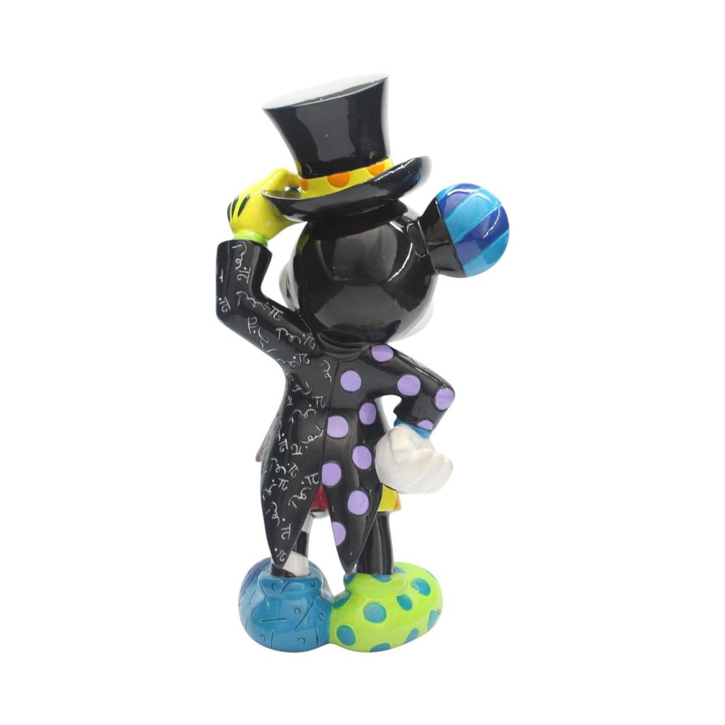 Enesco Disney by Britto Top Hat Mickey Mouse Figurine, 8.07 Inch, Multicolor
