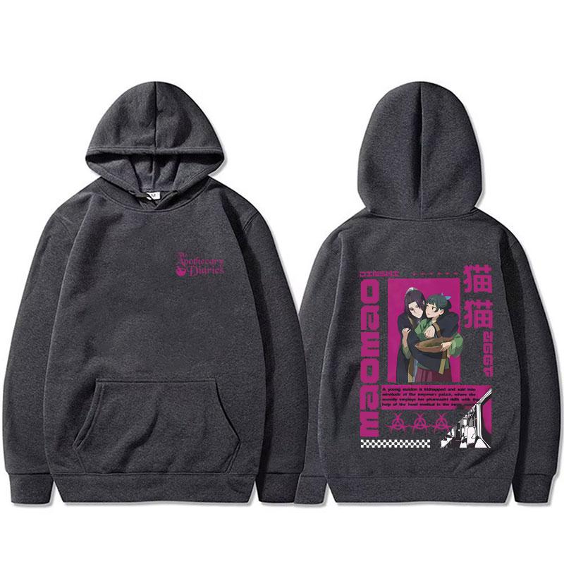 Anime The Apothecary Diaries Maomao Graphic Hoodie Men Women Clothing Fashion Casual Oversized Streetwear Male Vintage Hoodies