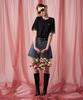 Pelimela Organza Point T-Shirt (Black)