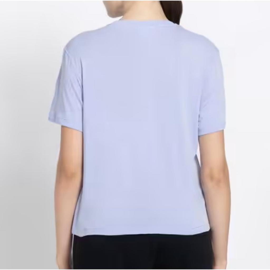 Adidas Originals Adicolor Trefoil Boxy Size M IN8439 Violet T-Shirt, Women's, (Bust 79-82cm),