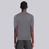 TB Unisex Summer T-Shirt Round Neck Versatile Classic Four Bar Knit Sweater Casual Base Top with Half Sleeves