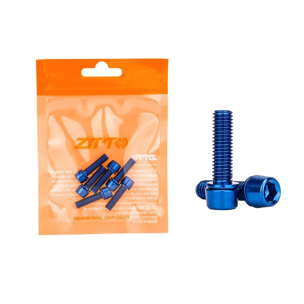 6PCS Stainless Steel Bike Stem Bolts Bicycle Riser Screws for Road Bike/Bike Handlebar/Riding