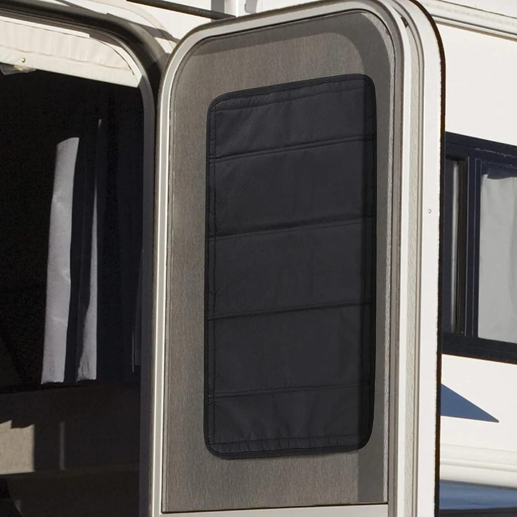 RV Door Window Shade Foldable Blackout Cover Privacy Protection Curtain for Camper Trailer