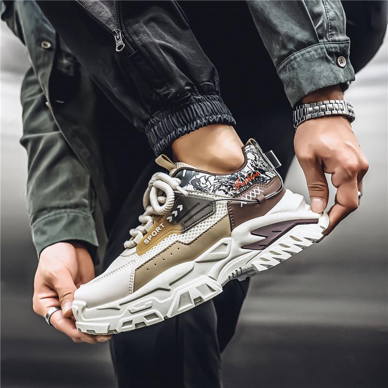 2026 Nuove Scarpe da Uomo Personalizzate Versatili alla Moda Sportive e per il Tempo Libero in Rete con Suola Spessa Comode alla Moda