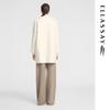 ELLASSAY Women's Elegant Pearlescent White Cashmere Blend Coat