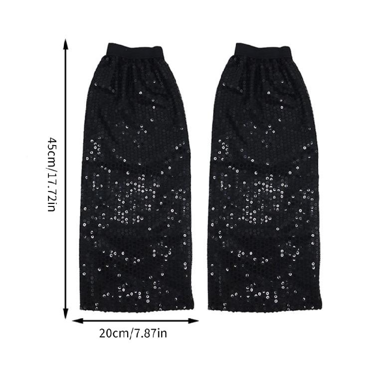 Disco Themed Performances Props Set Fashionable Leg Sleeves Costume Accessory For Dance Shows And Special Occasion