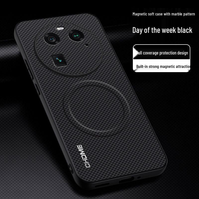 

OPPO Find X6 Pro Anti-Drop Full Coverage Protective Case with Magnetic Buckle and Stylish Mark Pattern Find X6 Pro