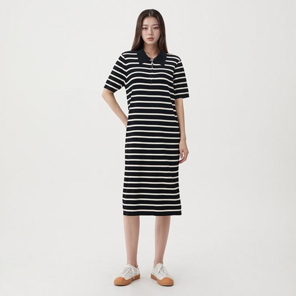 

Lap Rayon Zip Up Knit Dress Ar1kos20 LB (light beige)/FF