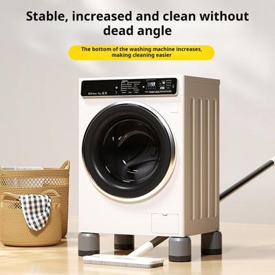 4Pcs Washer Anti Vibration Pads Stable Support Noise Reduction Easy Installation Washing Machine Stabilizer Support Feet Mats