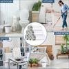 5 Rolls Total 100pcs Super Strong Drawstring Trash Bags - Leak-Proof Liners, Suitable For Kitchen, Bathroom, Home And Office