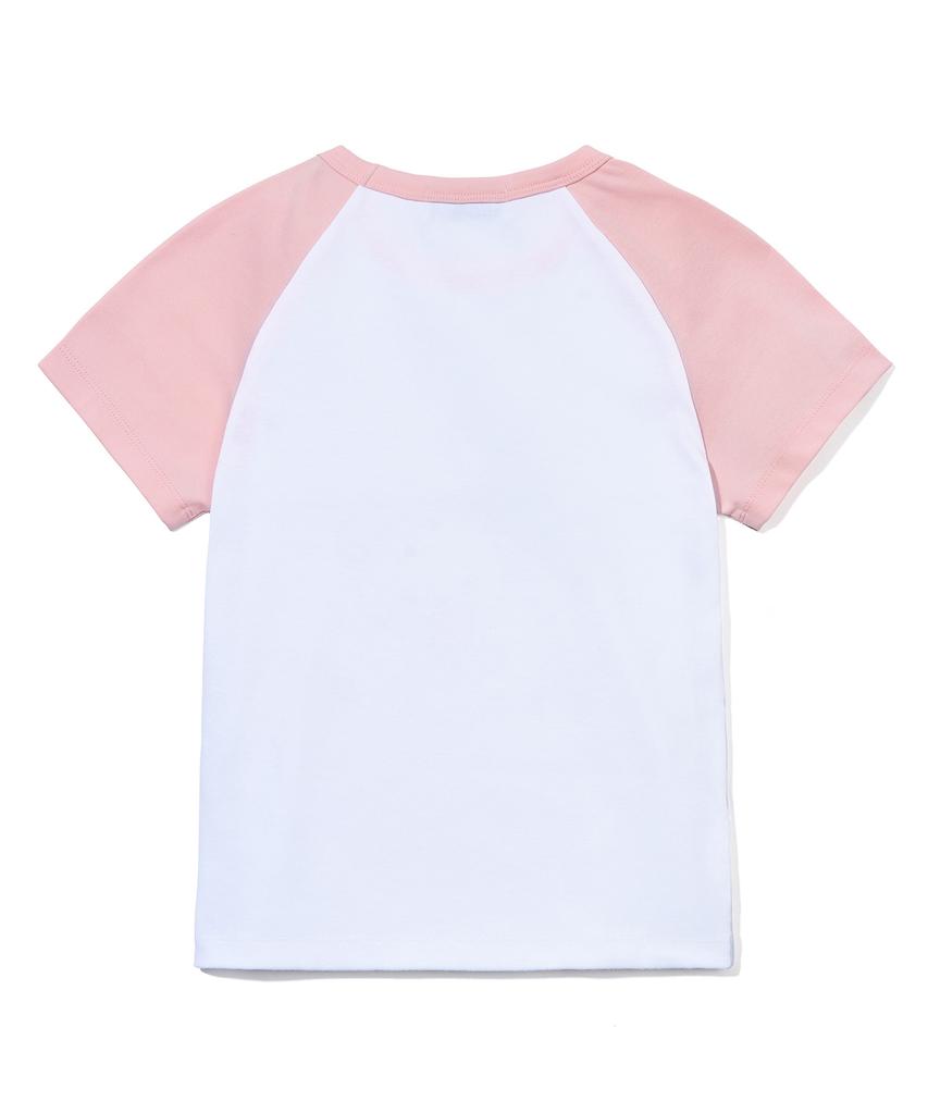 YOUHEE [Korilakkuma] Raglan T-Shirts Pink