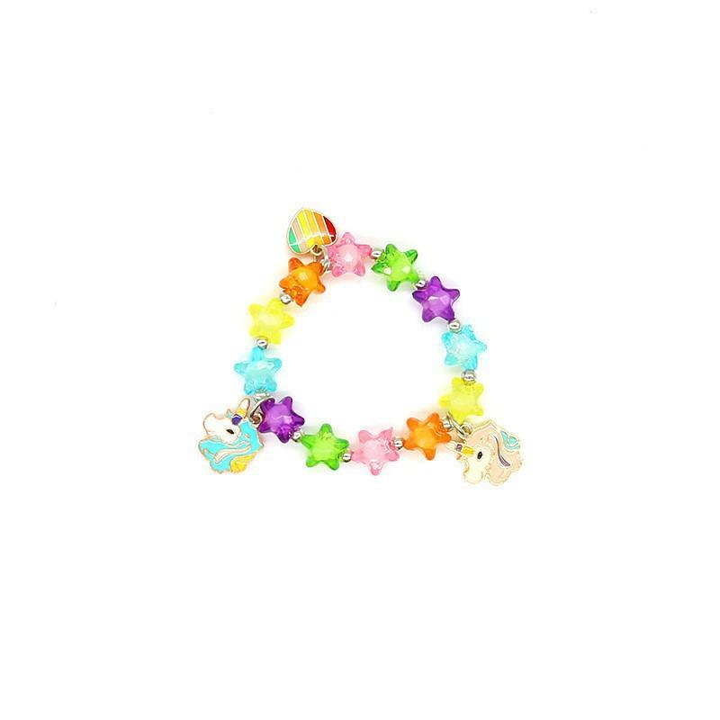 Unicorn princess accessories set, linking crown necklaces, headbands, girls' princess dress accessories, cross-border foreign trade