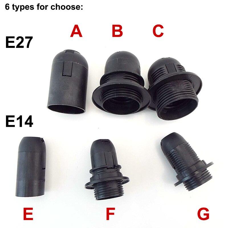 220V 110v E14 E27 M10 Socket Led Light Bulb Lamp Base Cap Head Power Holder Electric Pendant Screw Lamp Shade Converter