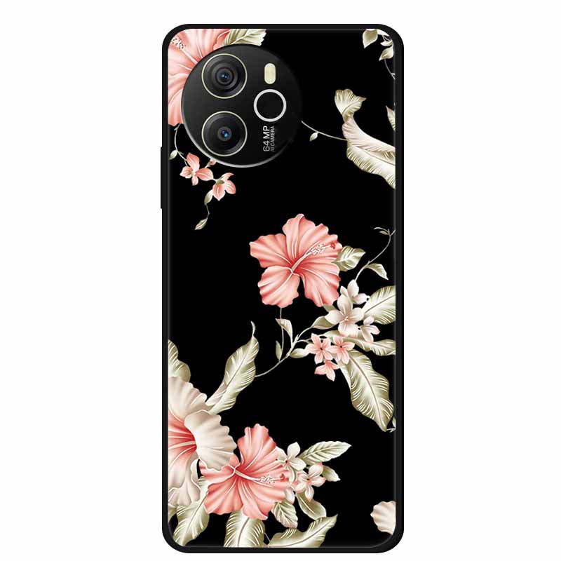 Coque For Blackview Shark 8 Case Cute Cartoon Black Silicone Soft Phone Cases For Blackview Shark 8 Back Cover Case Shark8 Funda