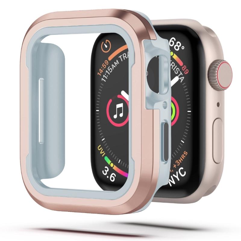 40/41/44/45mm Bumper Case Slim- Protective Cover Lightweight Aluminum & TPU Case Fitting for Watch S8/7/6/5/4/SE2
