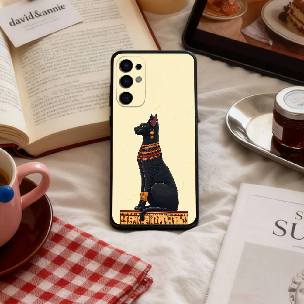 COOL A-Ancient E-Egypt Art   Phone Case For Samsung S 25,24,23,22,30,21,10,9,Ultra,Plus,Lite,FE,4,5 G Soft Black Case