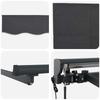 Retractable Awning Anthracite 450 x 350 cm