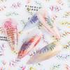 Women Long Lasting Nail Art Decoration 3D Adhesive Willow Leaf Bee Floral Nail Sticker for Party