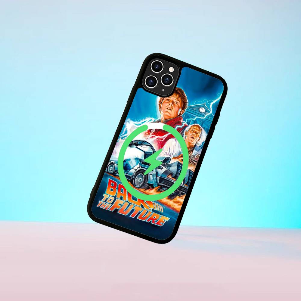 Movie Back To The Future For Magsafe Case For IPhone 17 16 Pro Max 15 14 Plus 13 12 11 Wireless Charging Phone Cover