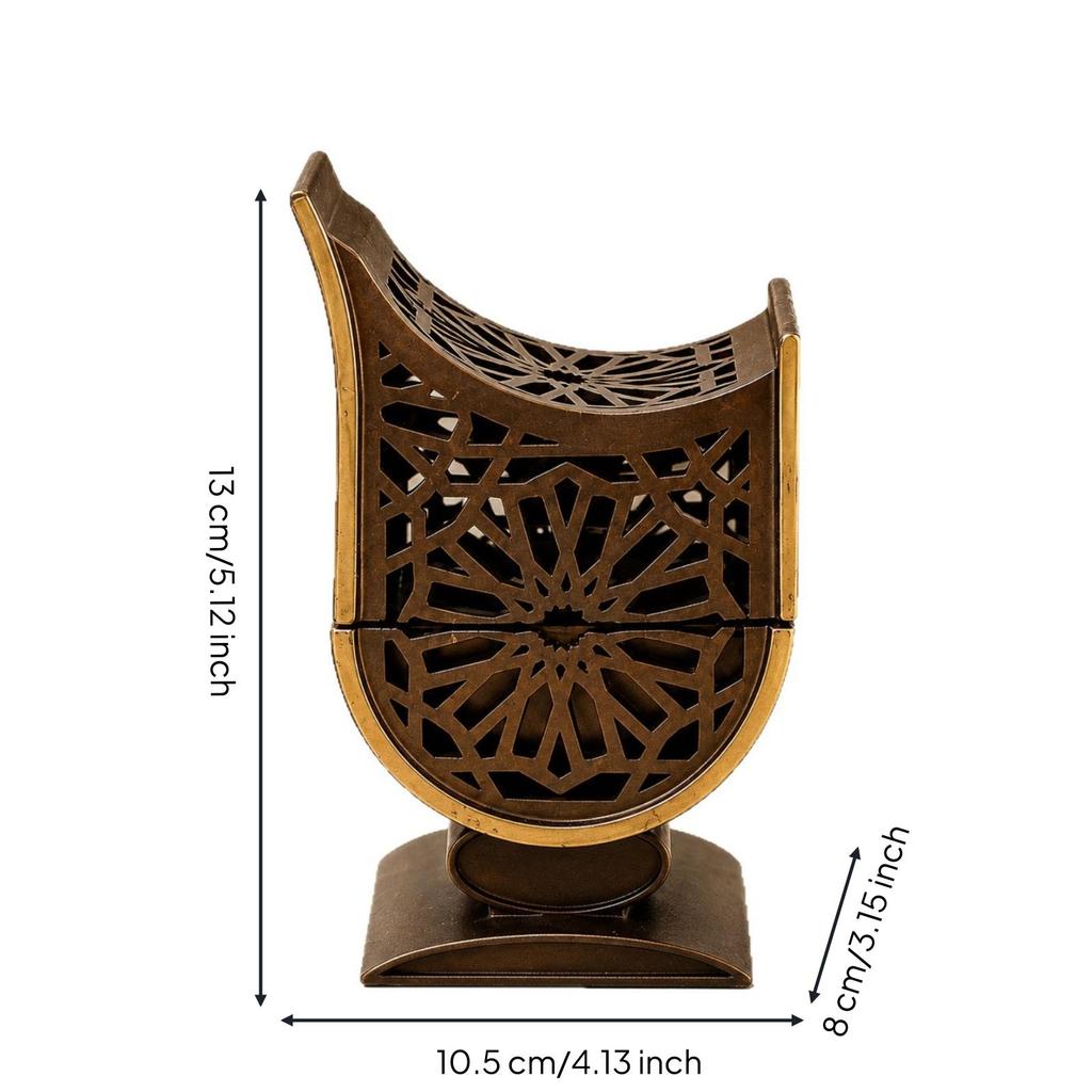 Geometric Cutouts Arabic Style Incense Burner Vintage Room Decor Indoor