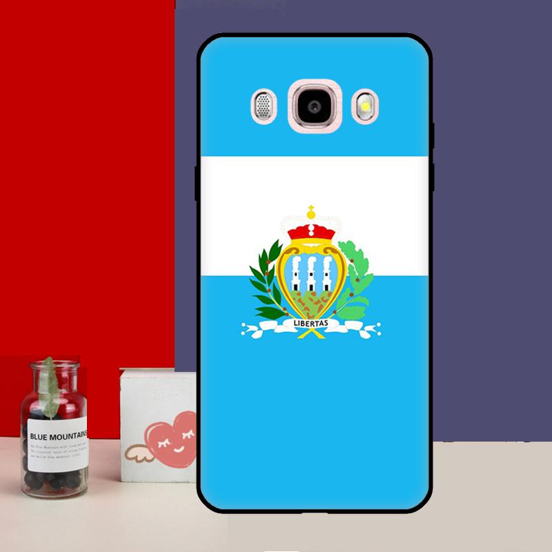 San Marino Flag Case For Samsung Galaxy J4 J6 Plus 2018 J8 A6 A7 A8 A9 J1 A3 A5 2016 J3 J5 J7 2017 Cover